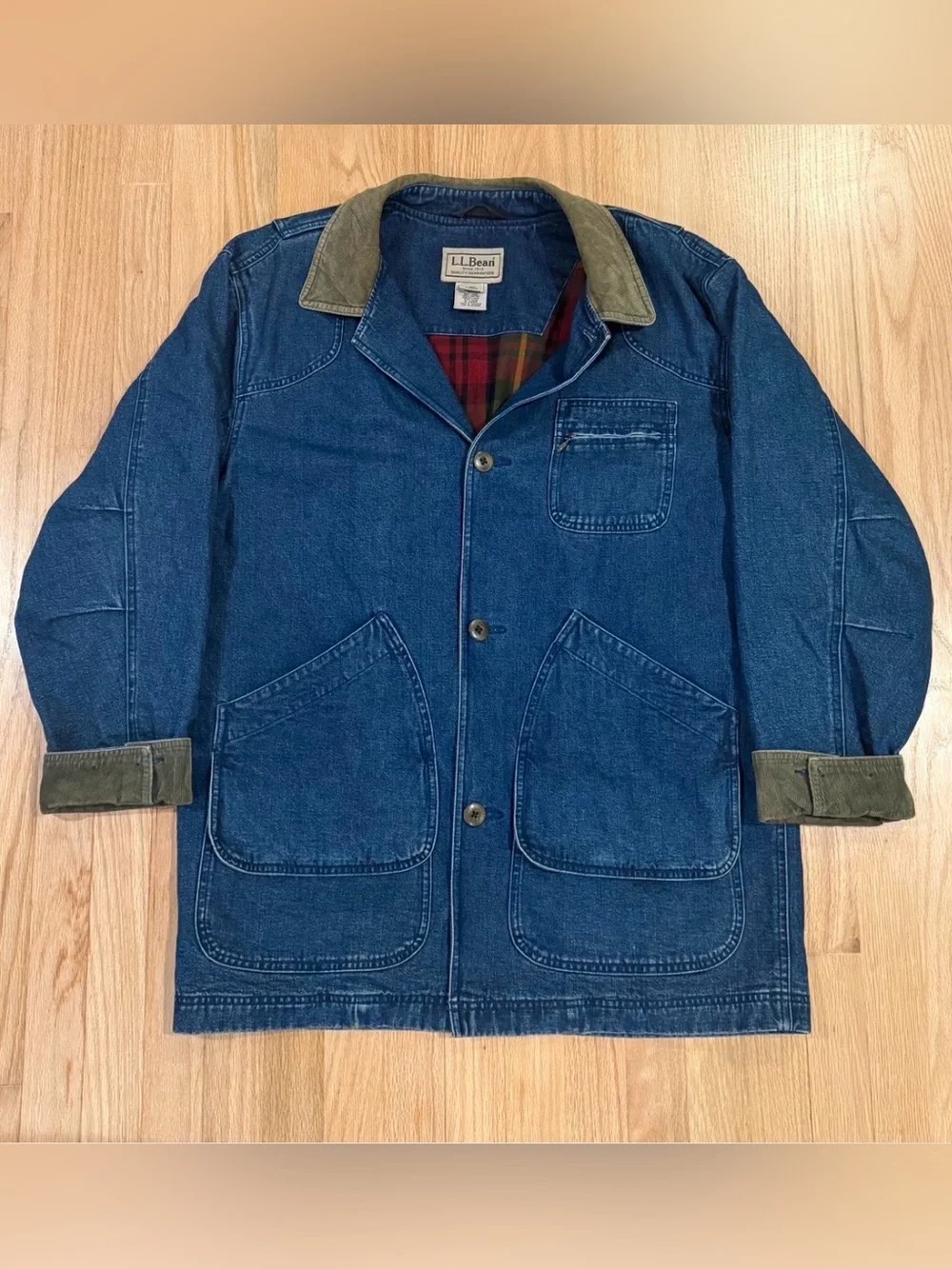 LL Bean Men’s Denim Chore Coat